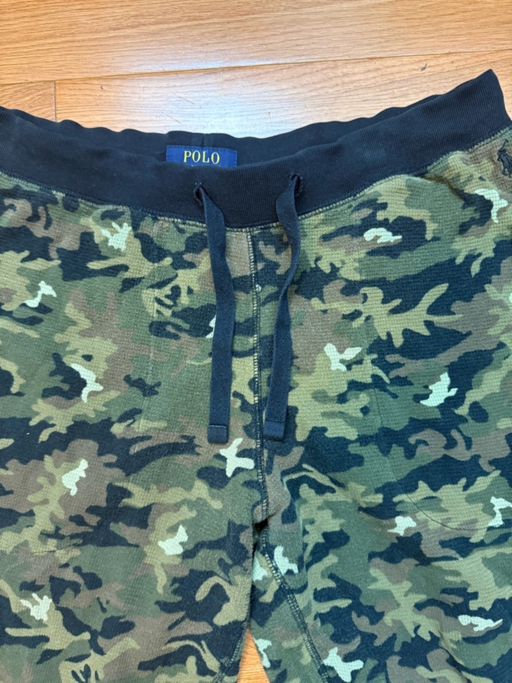 Polo Ralph Lauren Camo Waffle Thermal Joggers - Picture 3 of 4